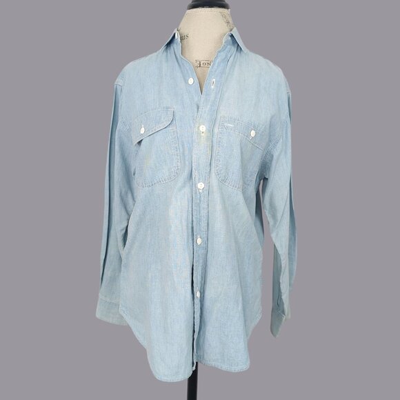 Ralph Lauren Light Blue Button Down Shirt - Picture 1 of 12